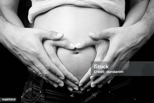 Love And Pregnancy Pregnant Woman With Her Husband Stock Photo - Download Image Now