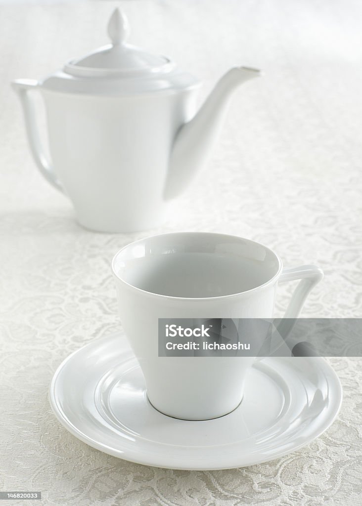 Céramique tasse et théière - Photo de Aliments et boissons libre de droits