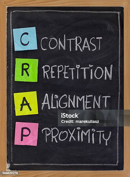Zasady Projektowania Kontrastu Powtarzanie Spójności I Zbliżeniowe - zdjęcia stockowe i więcej obrazów Akronim