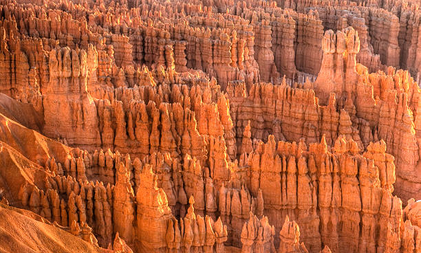 Bryce Canyon Hoodoos at Sunrise stock photo