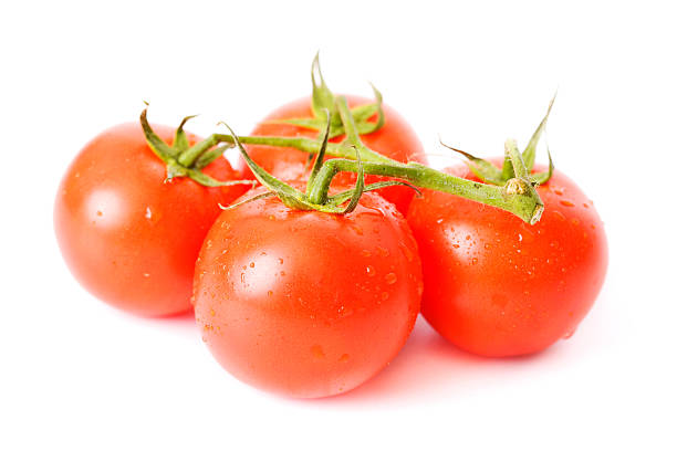 red tomato stock photo