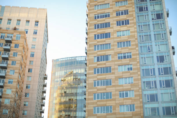 istock modern contemporary glass buildings showing luxury construction skyscraper 1468210551
