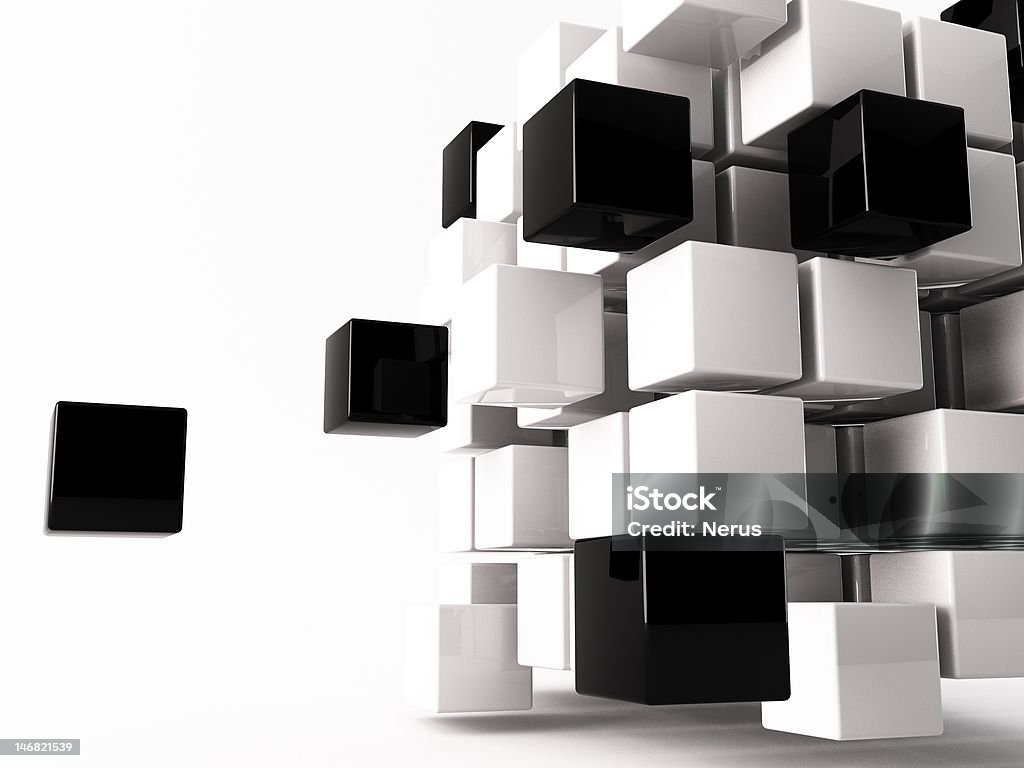 Cube - Foto de stock de Blanco - Color libre de derechos