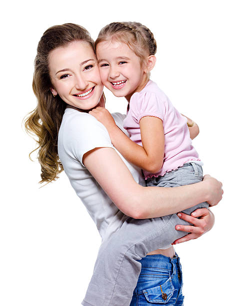 istock Mother holding little daughter 146821656