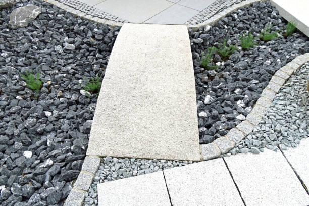istock Garden design with stones 1468218381
