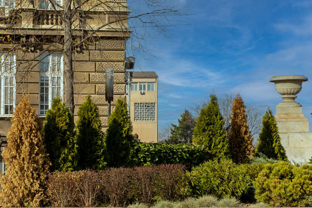 istock Old stone building inside the city 1468228334