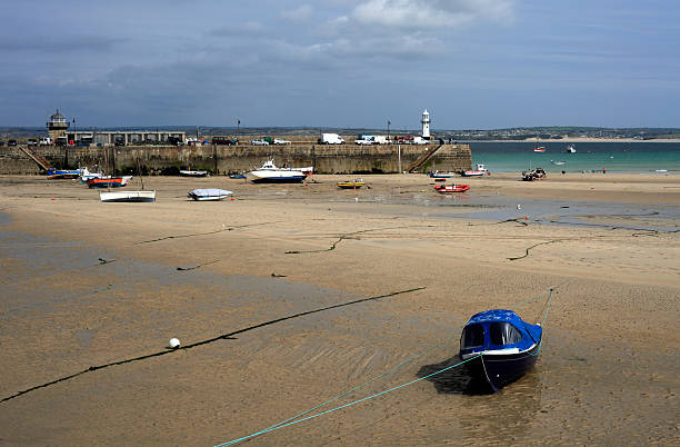 istock Boats in St Ives Harbour 146822897