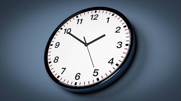 istock 3D Render of a clock symbol. Concept image for Time Related Services. 1468229921