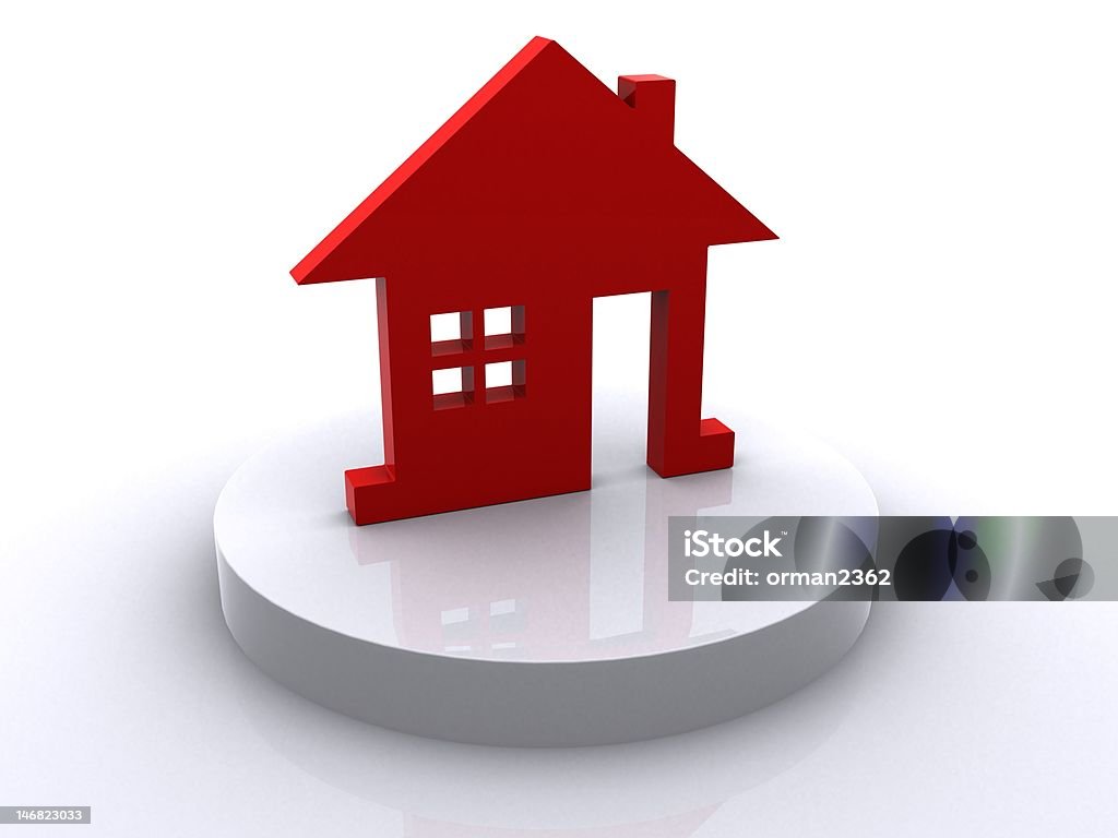 red house - Foto de stock de Aluguel de casa royalty-free