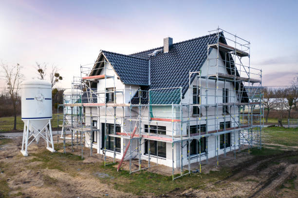 istock Construction site of a single-family house in Germany 1468233106