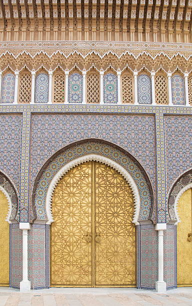 istock Golden door in Fes 146823333