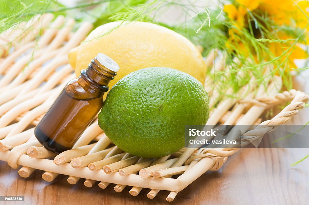 Aromatherapie-Stillleben - Lizenzfrei Limette Stock-Foto