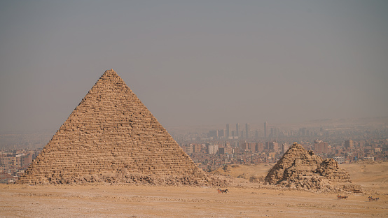 Chephren-Pyramide in Giza,Egypt,Africa