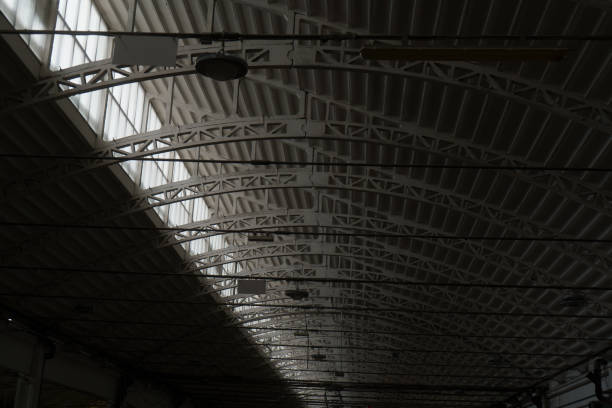 istock Modern storehouse ceiling stock photo 1468240055