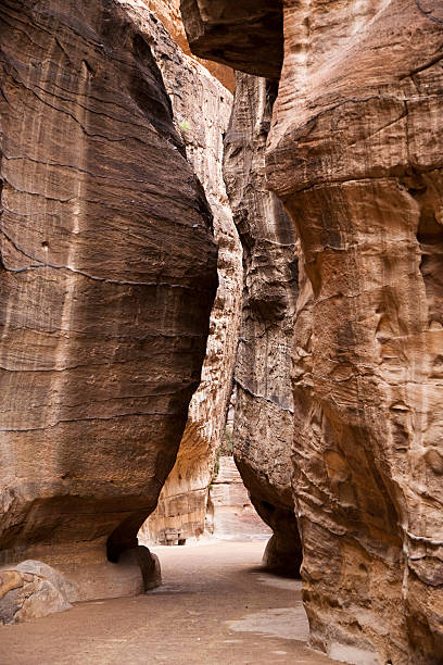 istock The Siq of Petra, rocks 146824091