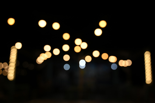 Defocused Image Of Illuminated Lights