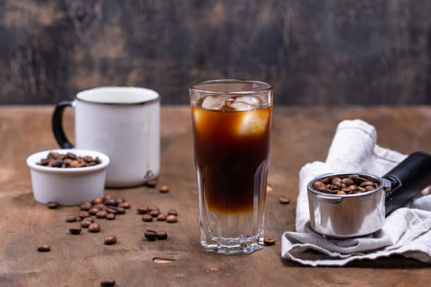 istock Espresso tonic, trendy coffee drink 1468241223