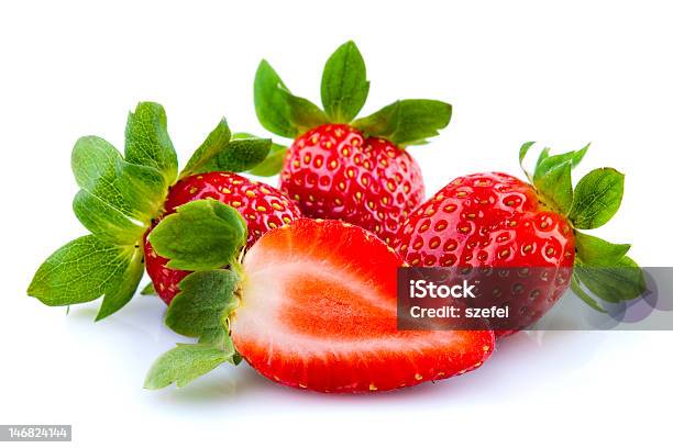 Fresh Strawberries Stock Photo - Download Image Now - Berry Fruit, Brightly Lit, Clean