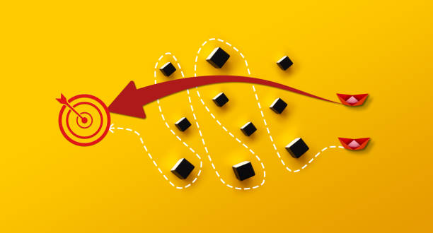 istock the road to achieving one's goal a shortcut and a way back 1468243634