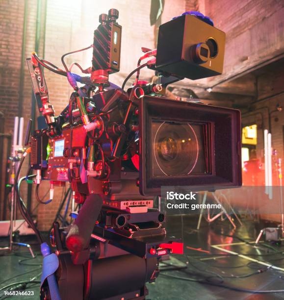 Movie Camera Stock Photo - Download Image Now - Film Set, Movie, Industry