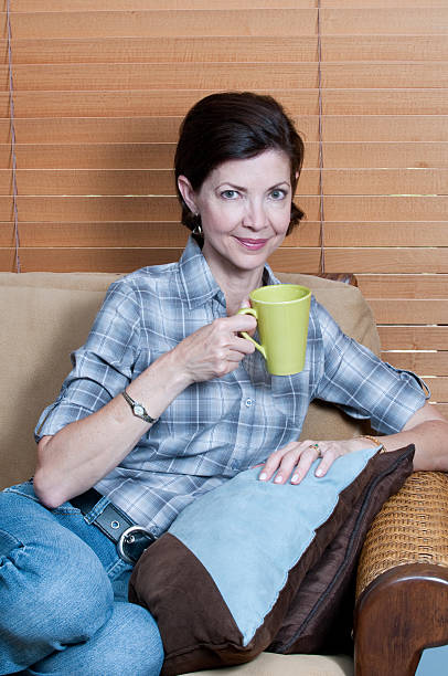 istock Mature Woman Drinking Coffee 146824764