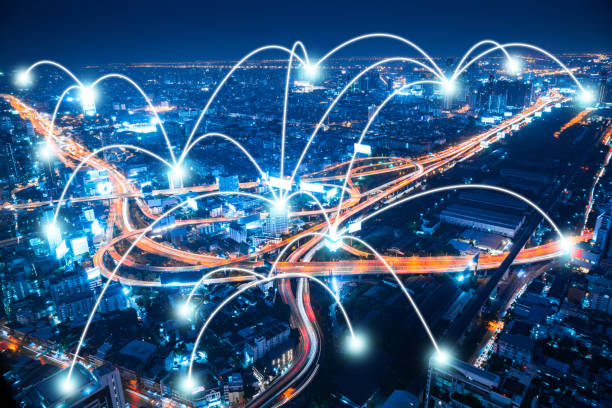 istock digital data network connection over smart city and communication network over skyline in business zone downtown to metaverse future worldwide technology 1468248355