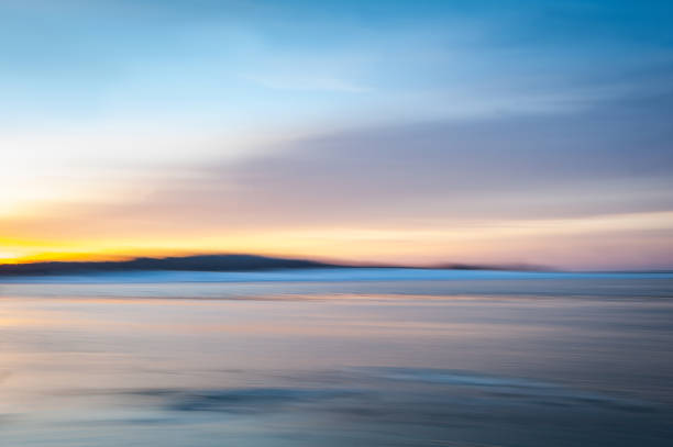 istock Blurred effect of seascape in the evening. 1468254414