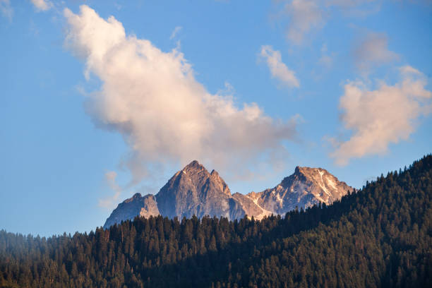 Mountains near Arkhyz, Karachay-Cherkessia landscape. Russia