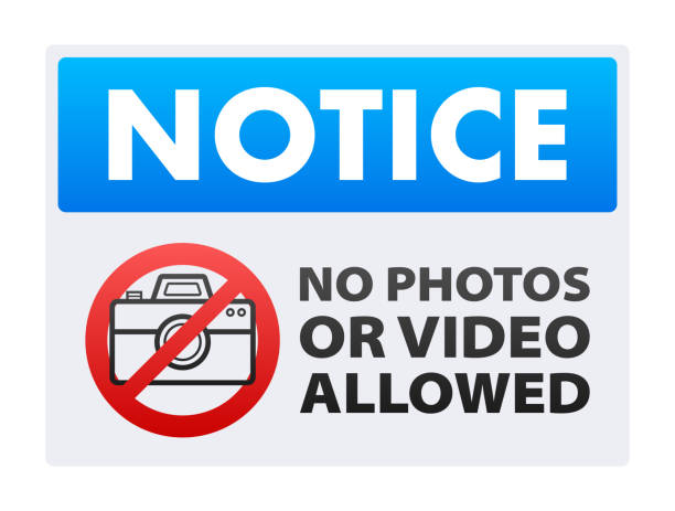 SmartSign Security Notice Schild – No Photos Or Video Allowed, 25,4 X 17,8 Cm, Mit 45,7 Cm Pfahl