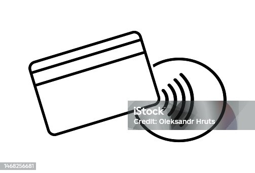 istock Contactless Payment Methods Mobile smart phone and wireless POS Terminal realistic style. Vector stock illustration. 1468256681
