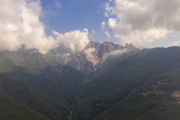 istock Drone photography of mountain peak 1468263649