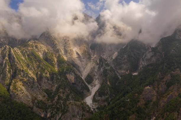 istock Drone photography of mountain peak 1468263674