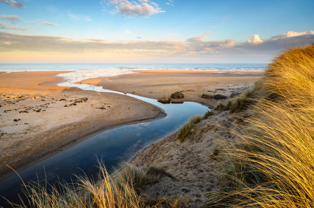 Dunbar Burn in Druridge Bay