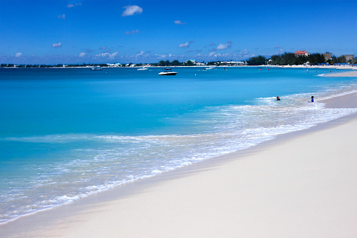 Seven mile beach in Grand Cayman