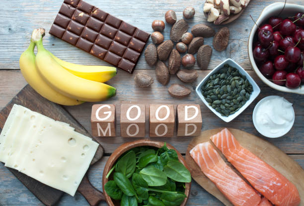 Good mood food concept stock photo