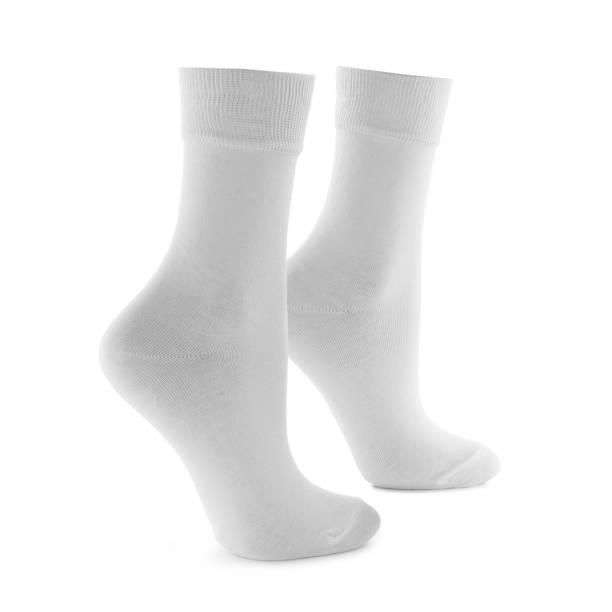 istock Pair of new socks isolated on white 1468273105