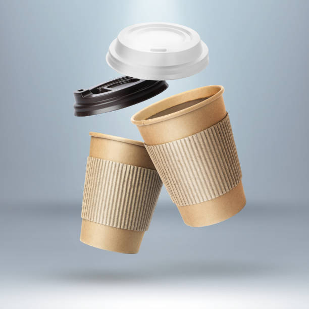 istock Takeaway paper cups on light grey background 1468273993