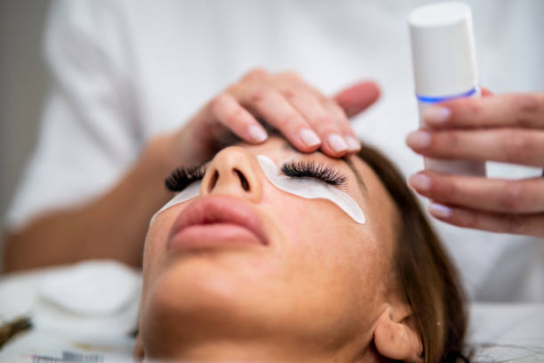istock Woman eye with long eyelashes. 1468283596
