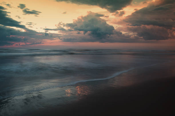istock Beautiful sunrise at the beach 1468289680