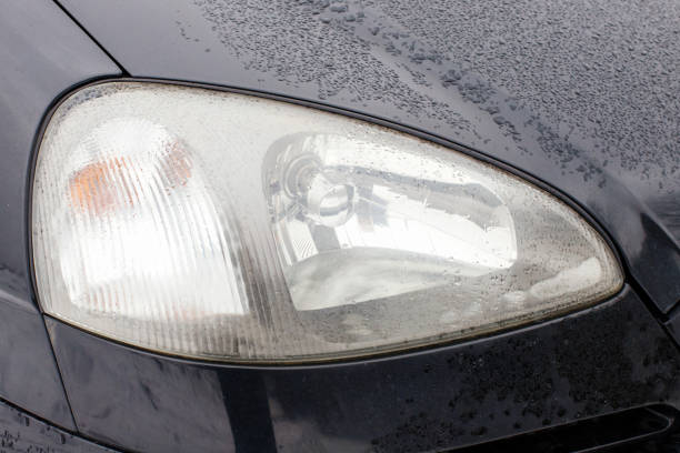 istock Close-up car with raindrops. Water protection. 1468290327