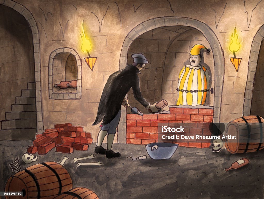 The Cask Of Amontillado Stock Illustration Download Image Now the-cask-of-amontillado-stock-illustration-download-image-now