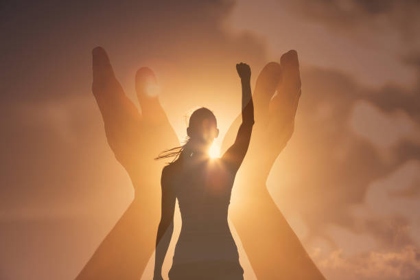 istock Feeling strong spiritual healing concept. 1468299200