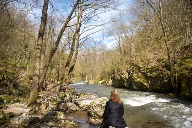 istock Perfect day to enjoy in nature by the river 1468302828