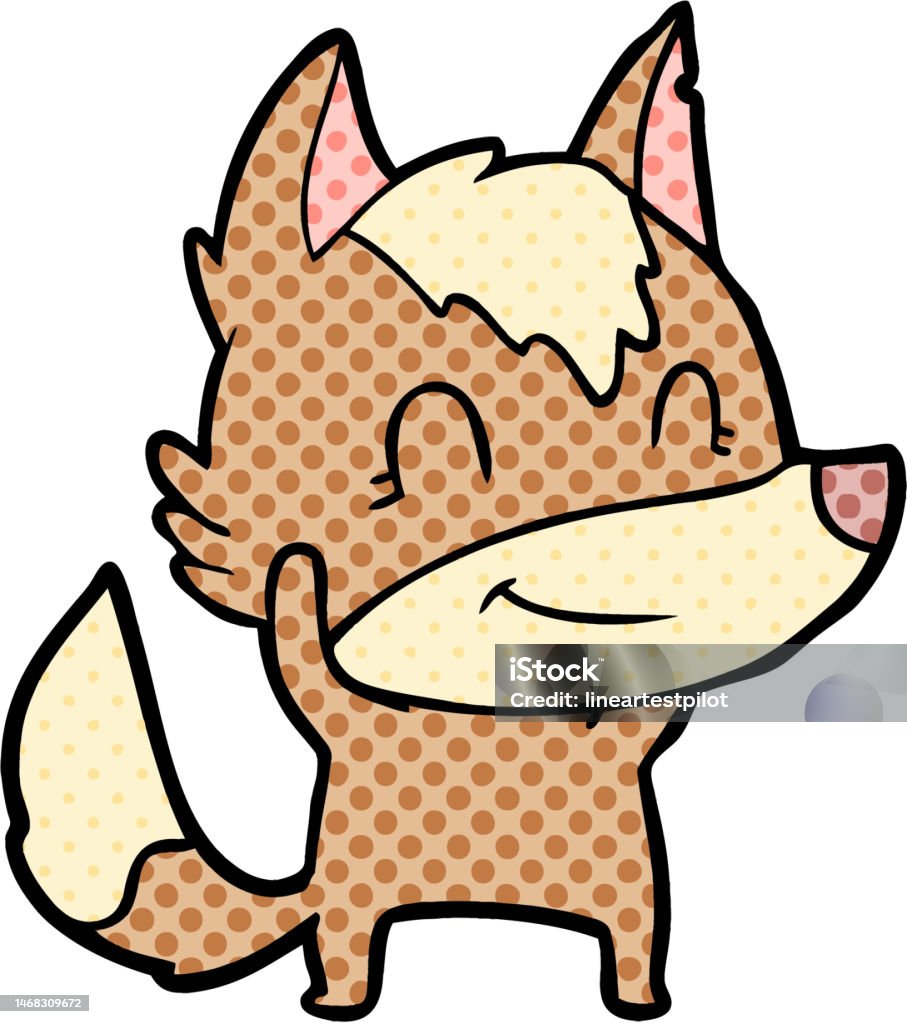 Sói Hoạt Hình Thân Thiện Hình minh họa Sẵn có - Tải xuống Hình ảnh ...