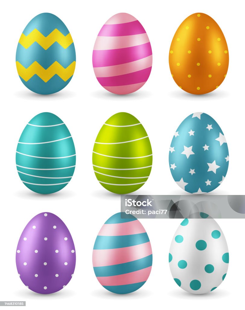 Пасхальные яйца - Векторная графика Пасхальное яйцо роялти-фри