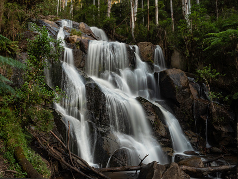 Long exposure of Trentham Falls near Kyneton Victoria
