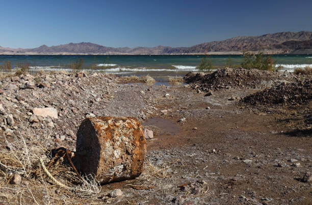 istock Old Rusty Anchor on Lake Mead 1468327896