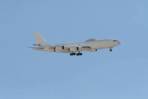 KC-135 Elint on final approach for landing.