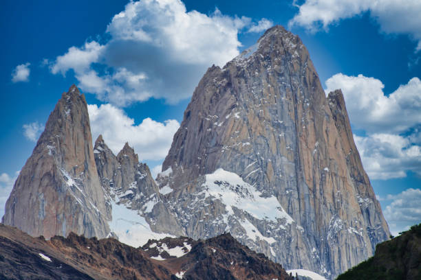 istock Peaks of Fitz-Roy seen from Route 40 1468344432
