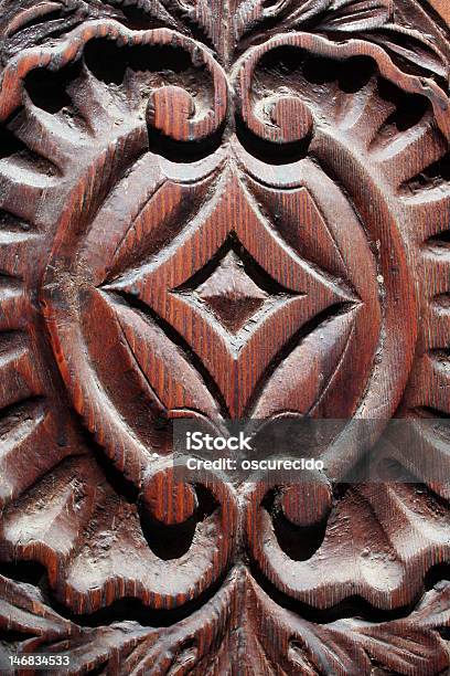 Door Of House Carved Wood Stock Photo - Download Image Now - Adulation, Ancient, Craft Product
